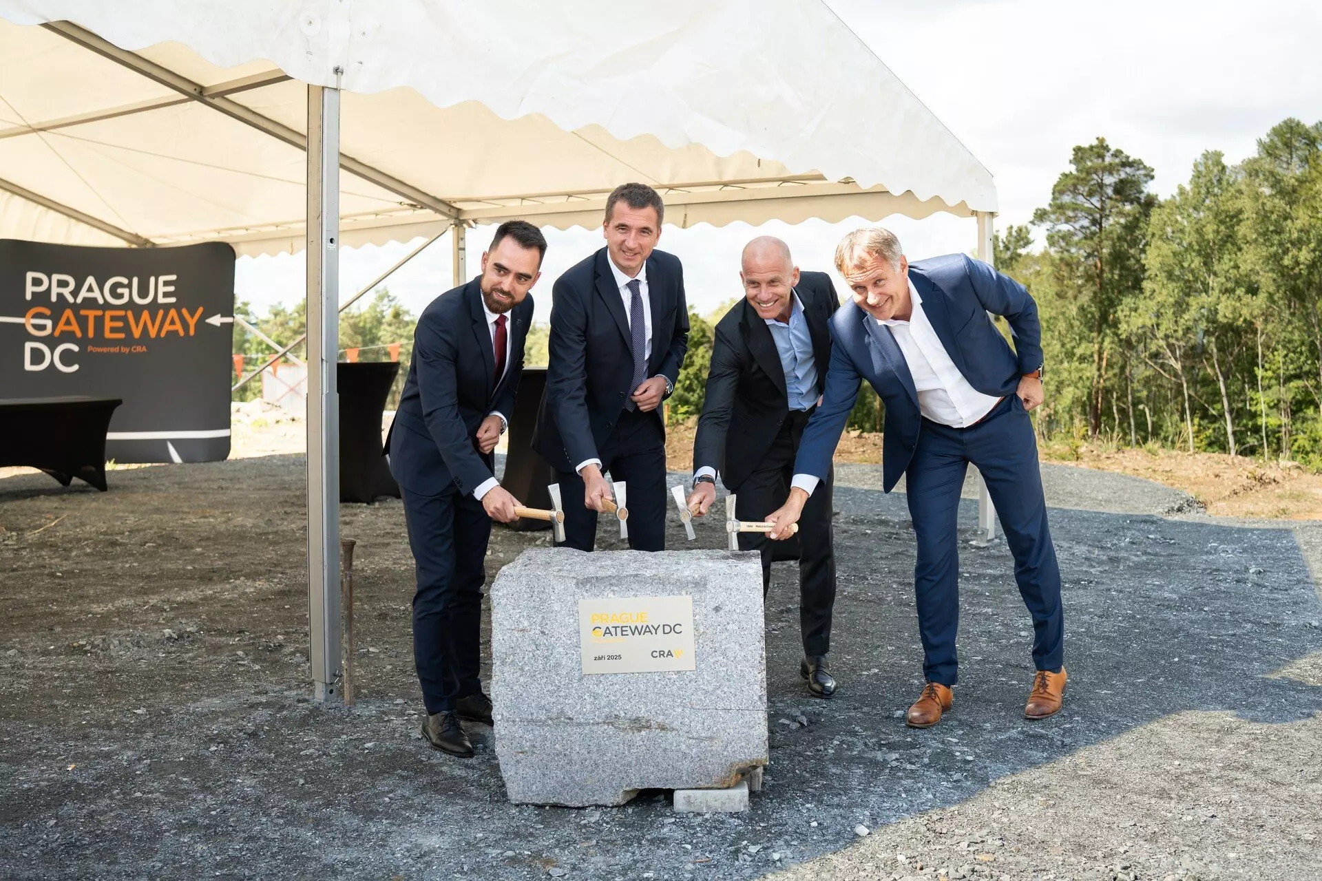 Slavnostní zahájení výstavby datového centra